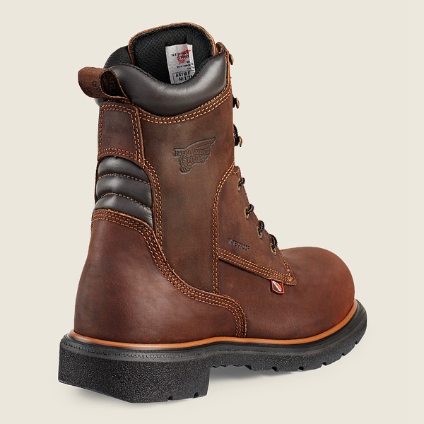 Bottes de Sécurité Red Wing - Dynaforce® - 8-Inch Waterproof Toe - Marron - Homme 129GALOXJ